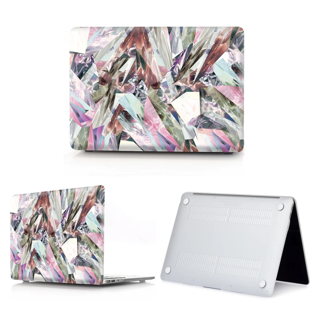 Мраморная текстура Прочный чехол для ноутбука для Macbook Air Pro retina 11 12 13 15 Touch Bar для macbook New Air 13 A1932+ крышка клавиатуры - Цвет: S14