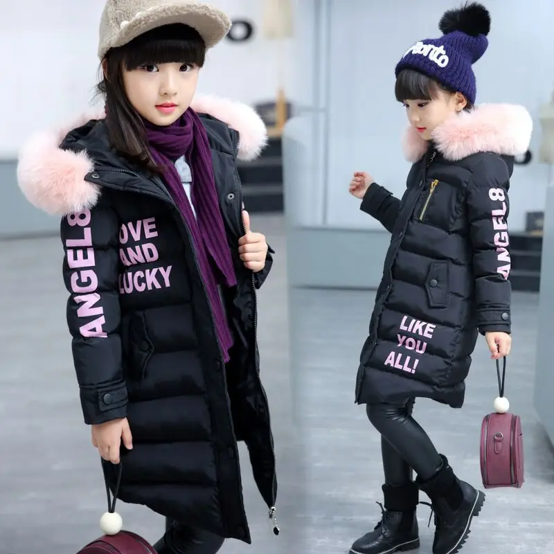 

Winter Jacket Girls Large Jacket Thick Cotton Jacket Winter Fashion Children's Jacket Girls Down Jacket Kids Coats Boys Winter