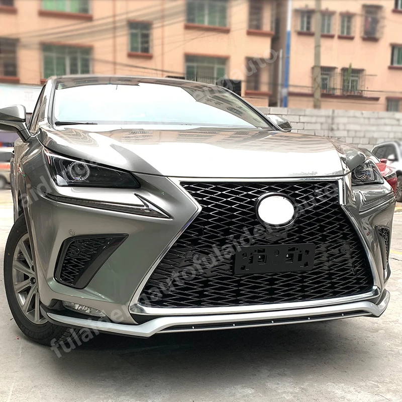 Для Lexus NX200t NX300h- спортивный стиль черный Передний бампер противотуманный светильник крышка решетка рамка отделка автомобильные аксессуары