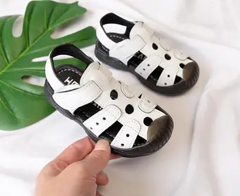 

Summer Children Sandals for Boys Girls New Baby Soft Bottom Children's Sandals Baotou Beach Shoes Non-slip Fashion Wild