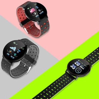 

Heart Rate Watch Wristband Sport Fitness Activity Tracker Wristbands For Android IOS 119plus Smart Bracelet Band