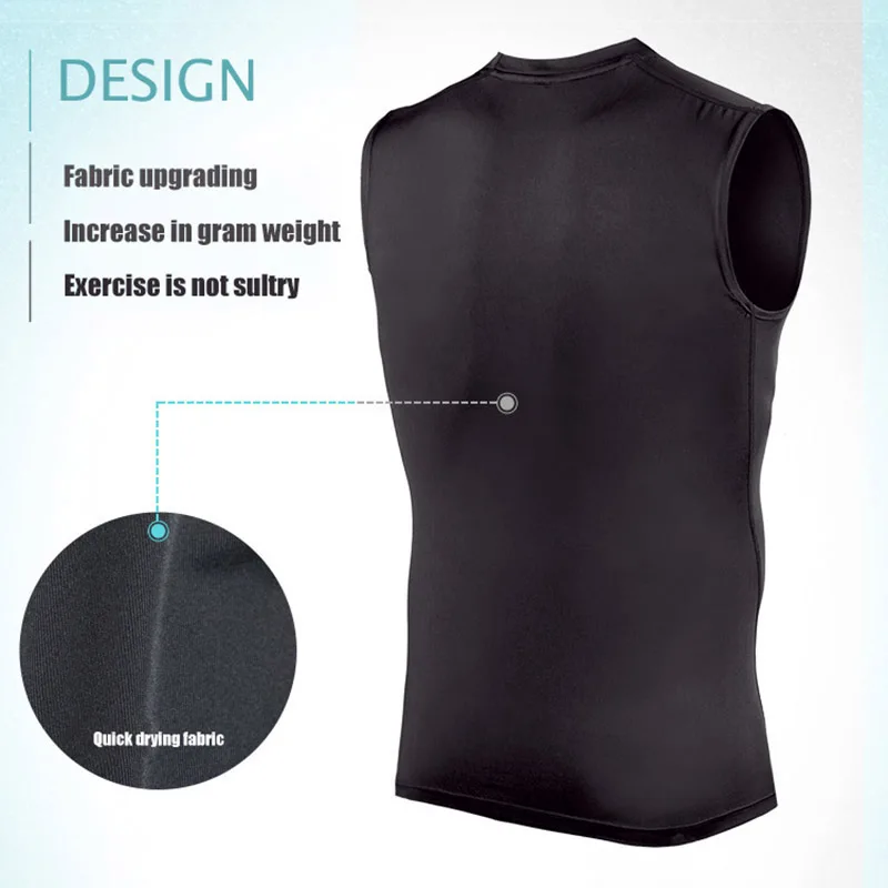 High Quality Men Workout Tank Top Sleeveless Muscle Shirt Elastic Gym Training Bodybuilding Tops M88