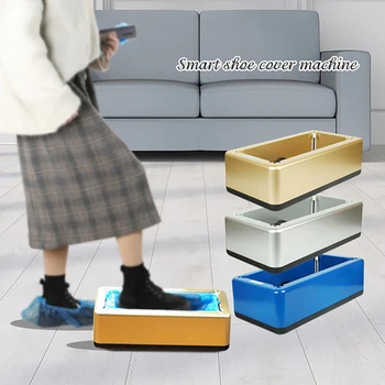 

Shoe Cover Dispenser Automatic Shoes Cover Machine Hand Free Household Disposable Booties Maker Shoe Film Machine Smart