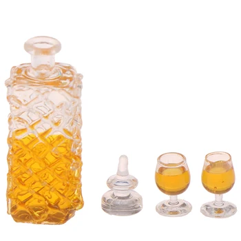 

1set Colorful Wine Bottles Miniature 1:12 Scale Dollhouse Classic Toys For Kids Scale Models