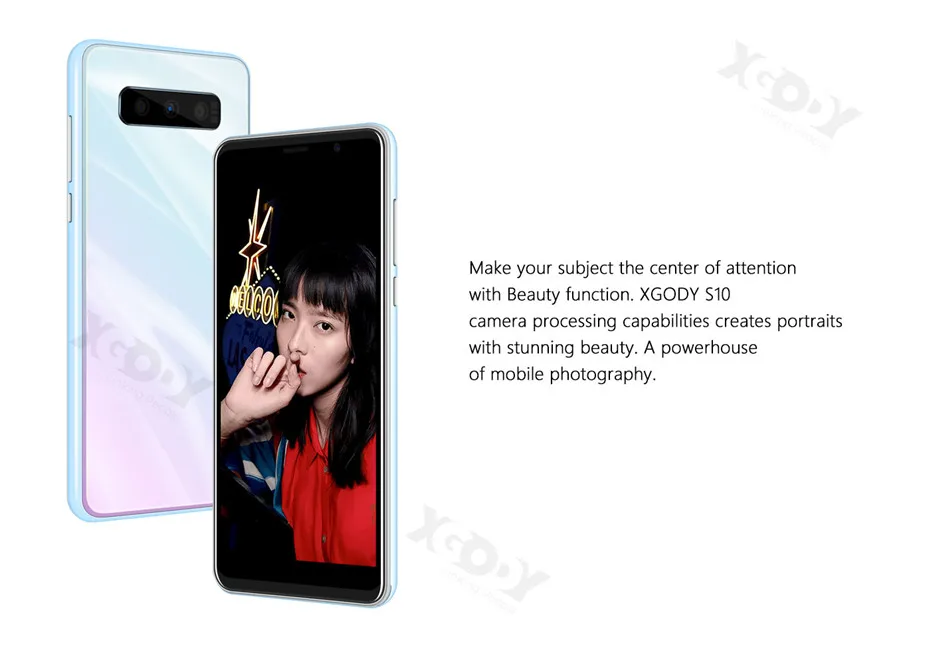 XGODY S10 5," 18:9 3g смартфон 2 Гб 16 Гб полный экран мобильный телефон Android 8,1 MTK6580 четырехъядерный Dual SIM 5MP gps WiFi Celular