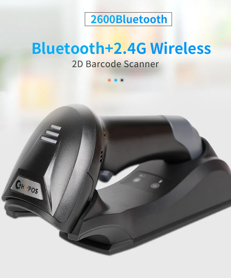 Portátil sem Fio Scanner de Código de Barras Bluetooth com Fio Uso da Indústria Freeshipping Código Leitor Ios Sistema Inventário Android 1d - 2d qr 2 Freeshipping portátil sem fio scanner de código