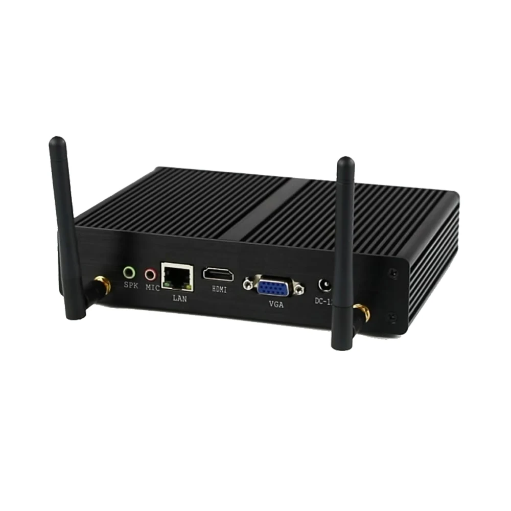 Безвентиляторный мини-ПК Core i3 7100U 4K HD i5 4200Y Celeron 3955U 2955U Windows 10 мини-компьютер NUC неттоп HTPC HDMI 6* USB minipc