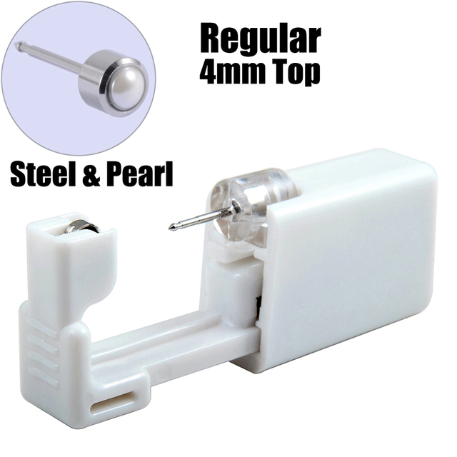 Disposable Self Ear Piercing Gun Sterile Cartilage Tragus Helix Piercing Unit NO PAIN Piercer Tool Machine Kit With Stud