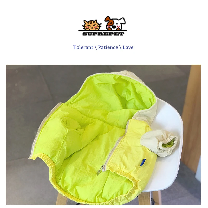 SUPREPET собака кошка осенне зимняя одежда щенок теплая толстовка куртка для