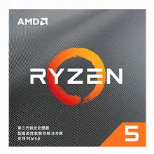 AMD Ryzen 5 3600X R5 3600X3,8 GHz seis nucleos 12 hilos 7NM 95W L3 = 32M cpu procesador Socket AM4 con ventilador