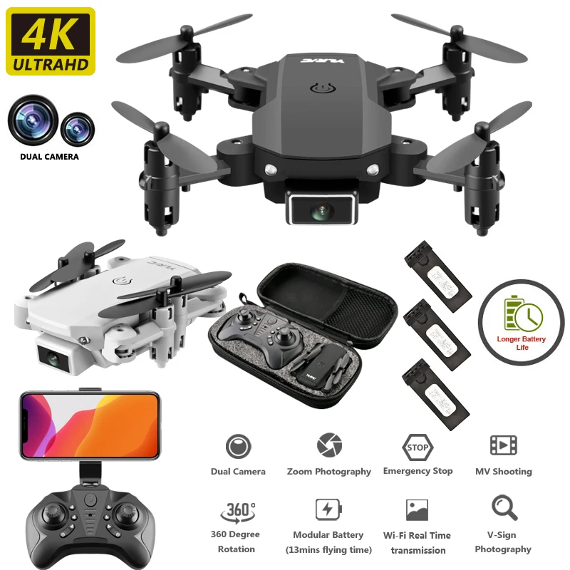 Новый S66 дрона с дистанционным управлением 4k HD Широкий формат Камера 1080P Wi Fi Fpv