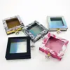 Wholesale DIY Cluster Lash Box Case With Diamond Handleaux Cils 25mm Lash Boxes Eyelash Packaging Box Magnetic Square Case Bulk 5