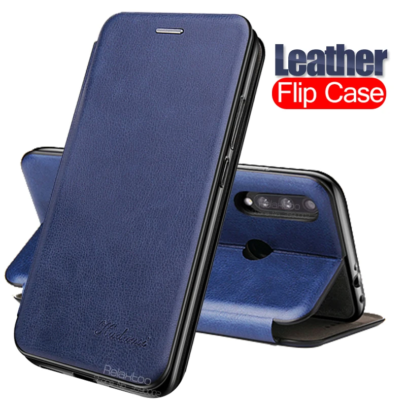 

leather flip Magnetic case For huawei p30 p20 lite on honor 10 light 20 pro 10i P smart 2019 phone book cover Card Holder coque