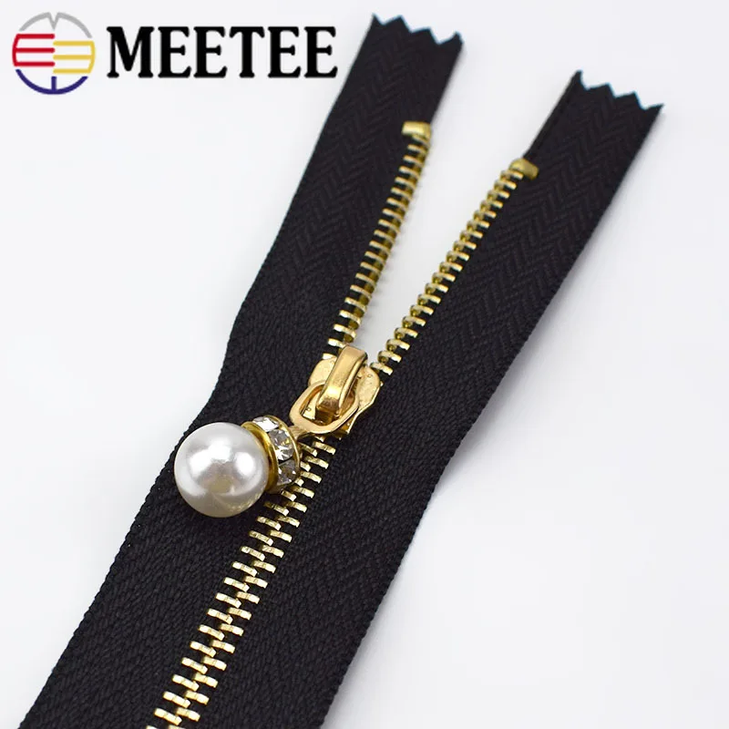 20 штук/50 шт в наборе, Meetee 3# металлическая близкий конец застежки-молнии 20/30 см для застежки-молнии для пошива сумок пуховик, куртка, юбка, Костюмы аксессуары ZA222