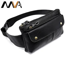 MVA, натуральная кожа, Мужская поясная сумка, поясная сумка для мужчин, поясная сумка, маленькая сумка для денег, кожаная сумка для телефона, Мужская поясная сумка 8398