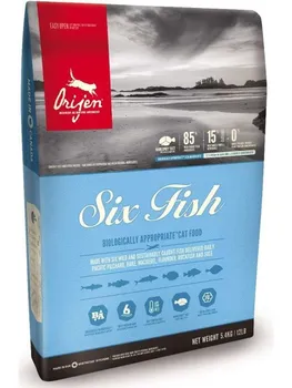 

Orijen six fish 85/15 food беззерновой D/CAT 6 kinds of fish 1,8кг