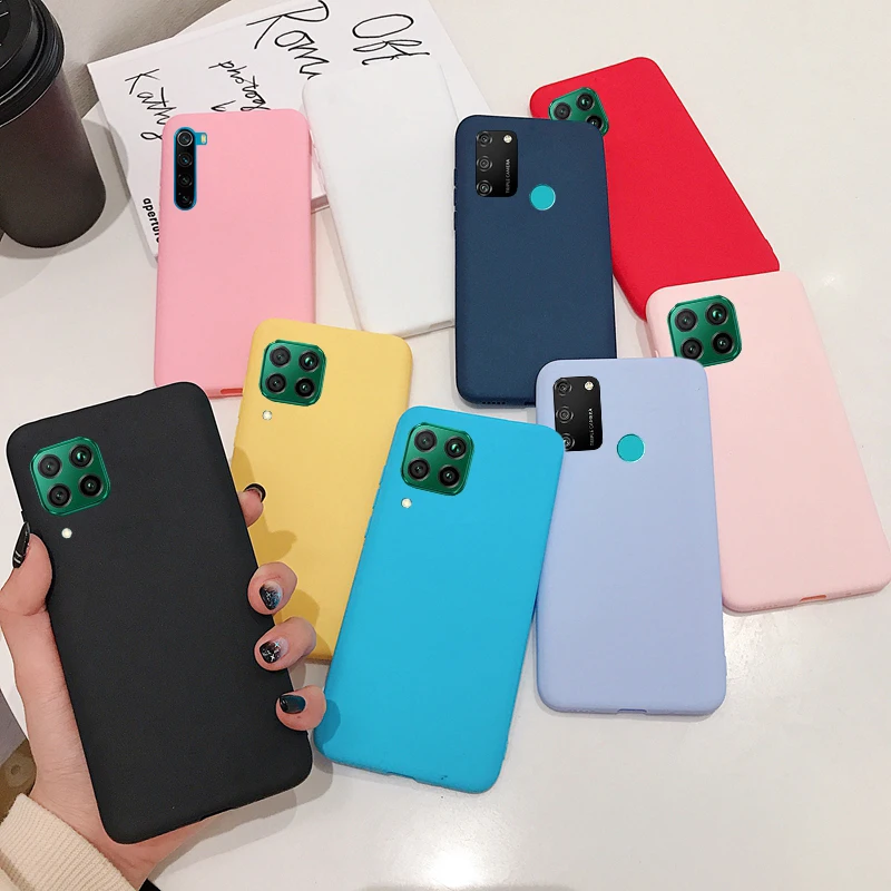 Матовый чехол из ТПУ для HUAWEI P30 Lite новая версия P40 E P20 Pro Y7P Nova 7i 5T Nova5T Мягкий силикон
