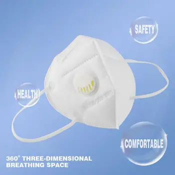 

10pcs FFP2 KN95 Protective Mask FFP2 Mask With Valve Non-Woven Mask Anti Dust Disposable Face Mask For Kids Adult Filter Mask