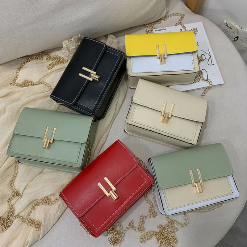 

Fashion Faux Leather Handbags Women Bags Designer Chain Shoulder Bag Messenger Crossbody Bag For Women