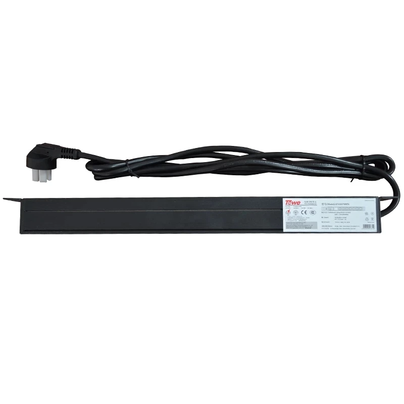 PDU SPD EN10/I709PS 10A 7 WAYS IEC320 C13 Overload Protect Cabinet Socket Power Distribution Unit Surge Protector
