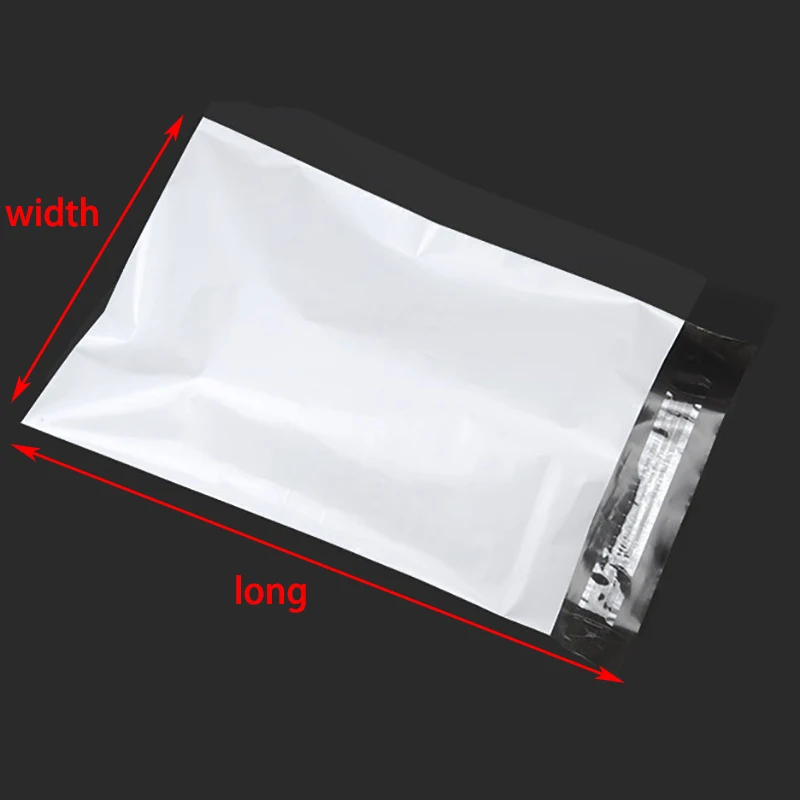 New Light Gray Courier Bag 10pc Self-seal Mailbag Plastic Poly Mailing Envelope Waterproof Postal Shipping Bags Courier Envelope 5