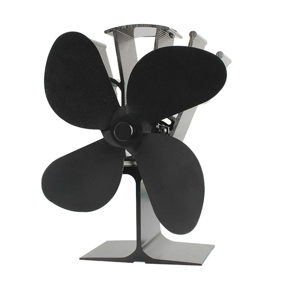 Thermische Power Haard Ventilator Warmte Aangedreven Houtkachel Fan Voor Brander/Haard Eco Vriendelijke Vier blad Fans|Afzuigventilatoren| -