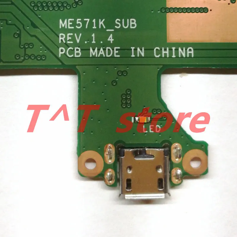 Placa Usb com Cabo Rev:1.4 Apto para Asus Nexus Me571k Conector da Doca Placa de Carregamento Original Me571k - Imagem 2
