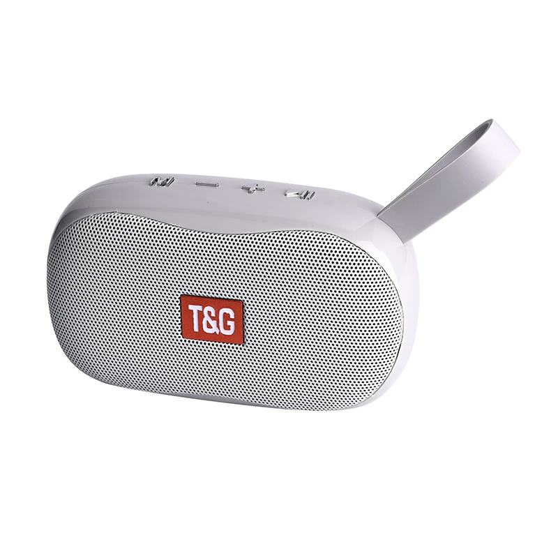 TG-173 мини-динамик Портативный беспроводной Bluetooth динамик сабвуфер открытый динамик Поддержка FM TF карта - Цвет: Серый