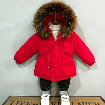 

Children Winter Jacket 2020 New Boys and Girls Thickened Warm Down Padded Jacket Children Clothing 2 To 8 Year Winter Coveralls