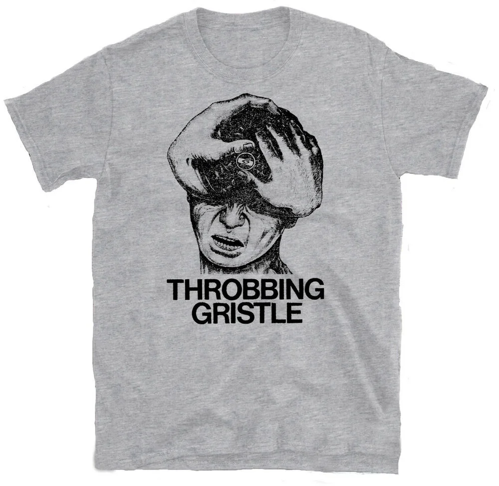THROBBNG GRISTLE 'Head' T-shirt Psychic TV Coil Nurse With Wound Current 93 | Мужская одежда