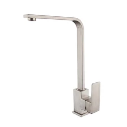 Kitchen Faucet Stainless Steel Hot and Cold Water Faucet Vegetable Basin Sink Brushed Faucet Sink Tap