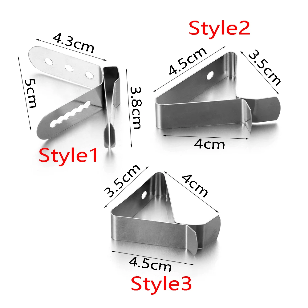2pcs Stainless Steel Thermometer Barbeque Harmless Probe Clip Holder Coffee Cup Clip Kitchen Restaurant Nontoxic Heat-Resisting 6