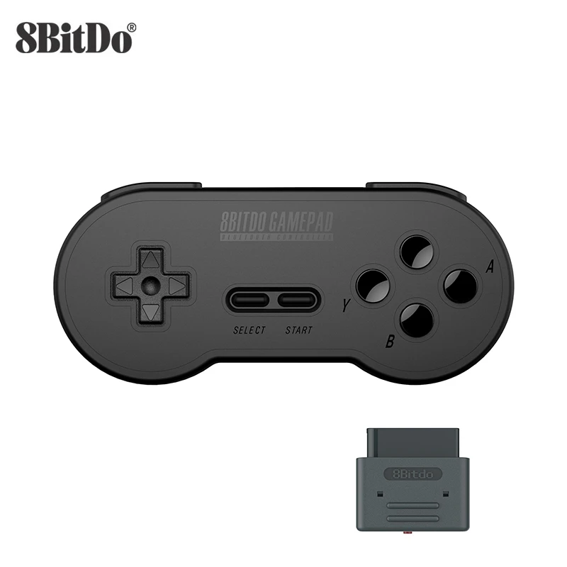 

Official 8BitDo Wireless Bluetooth Gamepad SN30 Retro Game Controller with Receiver Adapter Set for Nintend SNES SF-C