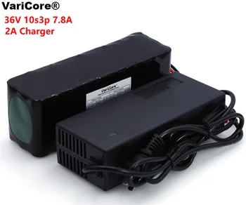 

VariCore 36V 7.8Ah 10S3P 18650 battery pack, modified bicycles, electric vehicle 36V protection PCB + 2A charger