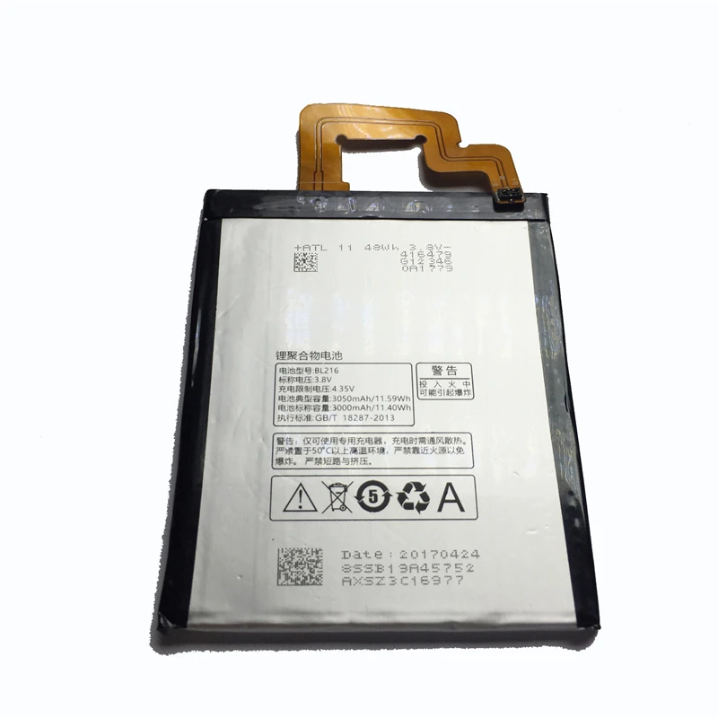 

Battery BL216 for Lenovo VIBE Z K910 K910e K6 X910 3050mAh Mobile Phone Replacement Battery