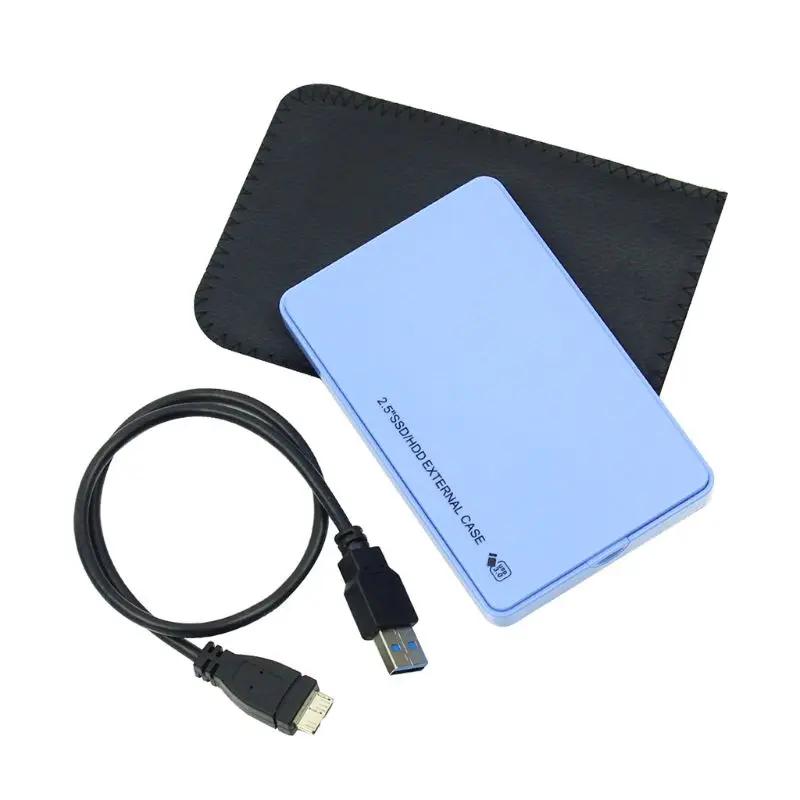 USB3.0 жесткий диск коробка 2,5 дюймов SATA HDD SSD корпус чехол для ПК компьютер жесткий диск коробка