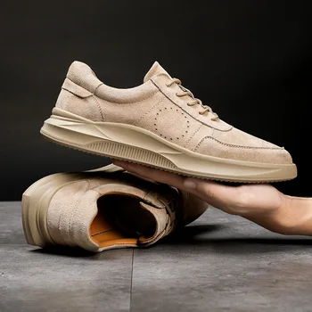 

Men's Casual Leather Shoes Autumn New Fashion Sneakers for Men Light Comfortable Waterproof Men Shoes Trend Brand Flats Shoes