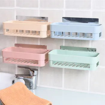 

Organizer Blue/Green/Pink/Khaki Shower Lotion Corner Storage Rack Wall Rack Shower Shelf Rectangle ABS Dual Strong Suction Cup