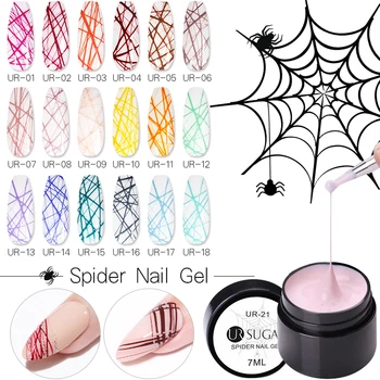 

UR SUGAR 7ml Wire Drawing Nail Gel varnish Painting Gel Varnish Pulling Silk Spider Creative Nail Art Gel Nail Polish 30 Colors