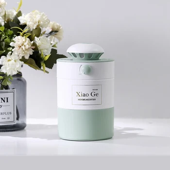 

500ML Adjustable Spraying Air Humidifier Ultrasonic Mist Maker for Home Aroma Diffuser Aromatherapy Humidifiers Diffusers Green