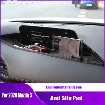 

1PC Enviromental Silicone Anti Slip Pad Car Phone Holder For 2020 Mazda 3 Axela Inner Accessories