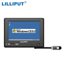 Lilliput PC-765 сенсорный экран мобильный терминал данных " IP64 встроенные системы и панель ПК с Windows CE 6,0, Bluetooth, Wi-Fi