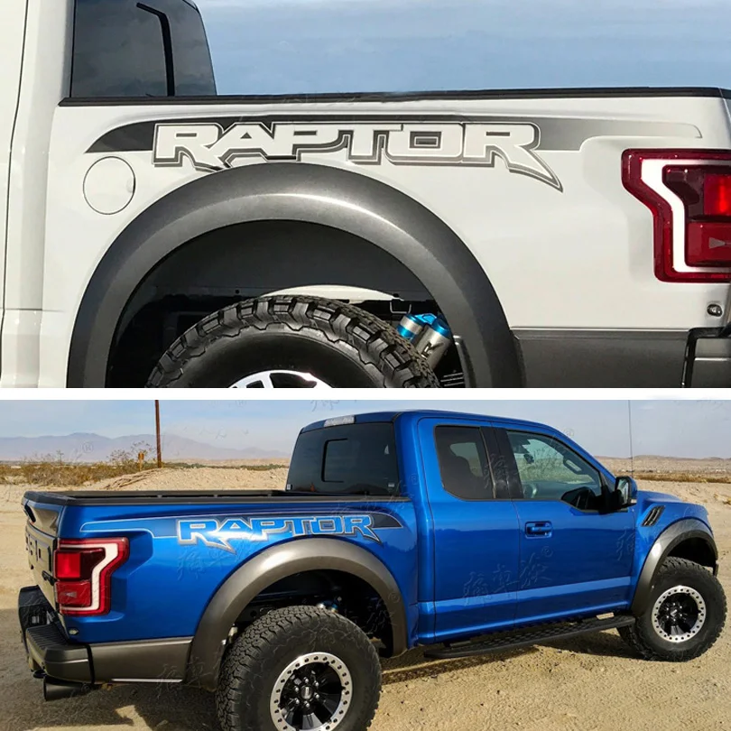 

Colored Body Rear Door Trunk Letter Graphics Sticker Decal Vinyl for Ford F150 F-150 Raptor 2015-2019