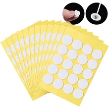 100 pçs vela pavio adesivos vela que faz a resistência térmica adesivo dupla face pontos adesivos para vela diy que faz a ferramenta