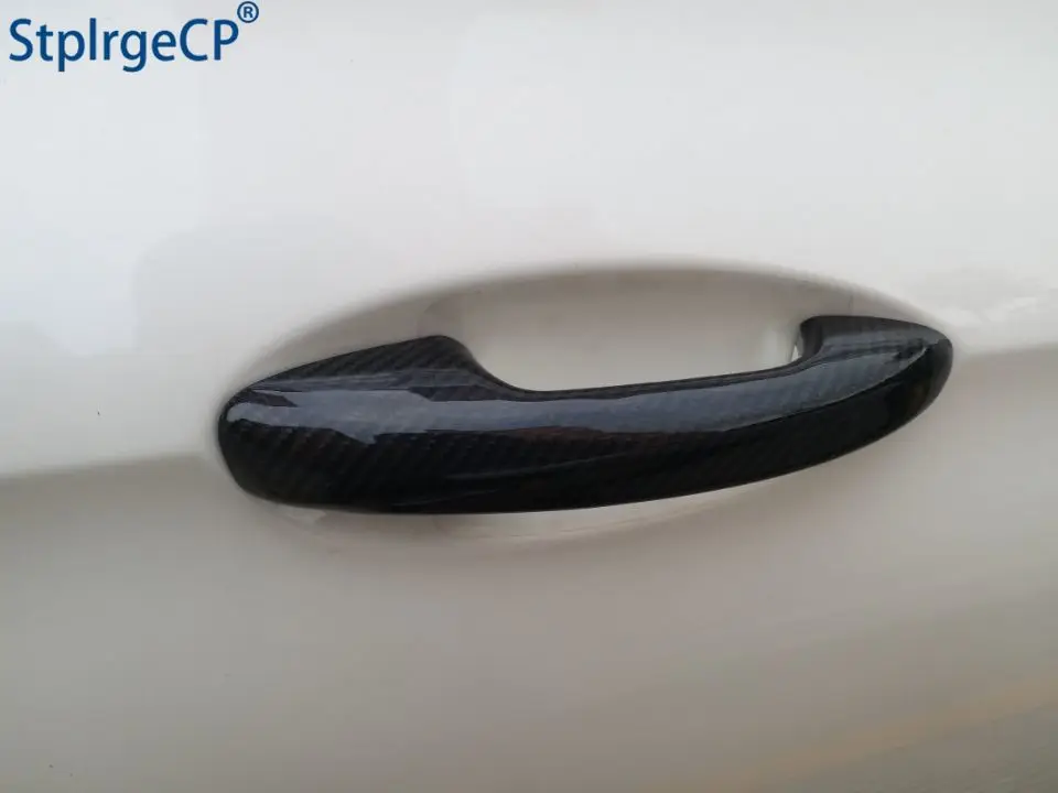 Настоящая углеродное волокно авто наружная Дверная ручка Крышка для Mercedes Benz S Class W222 S320 350 450 500 560 400-19 автостайлинг