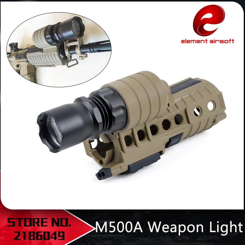 Element Airsoft M500A тактическое оружие светильник Охота вспышки с M4 защита для рук
