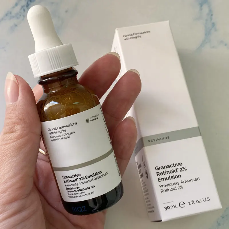 Retinoide granactivo Ordinary, 2% de emulsión, suero de Retinol de Squalane, 30ml, antiedad, antiarrugas, exfoliante, cuidado de la piel, reafirmante