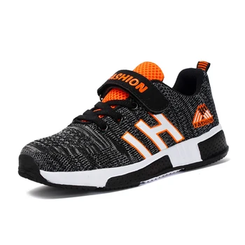 

Kids Boys Breathable Athletic Running Tennis Shoes Non-Slip Flyknit Sneakers Toddler Little/Big Kid