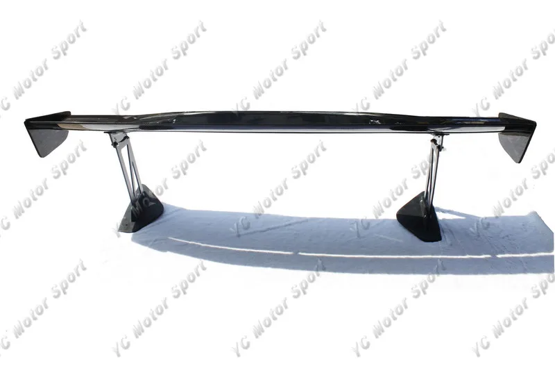 2001-2007 Mitsubishi Evolution 7-9 Voltex Type5 Style Trunk Spoiler GT Wing 1700mm CF with 39mm Aluminum Stands (9)