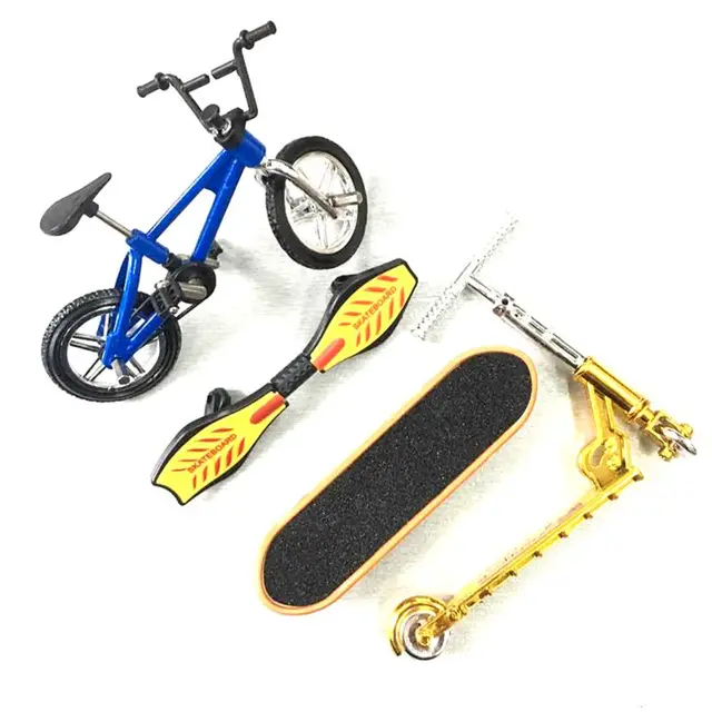 1Set  Mini Scooter Two Wheel Scooter Children's Educational Toys Finger Scooter Bike Fingerboard Skateboard 6